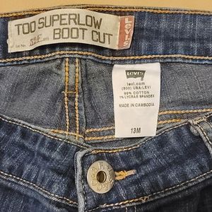 LEVI'S 524 Too Superlow Bootcut 13M